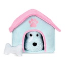 Dog House Packaging Fleece Pillow