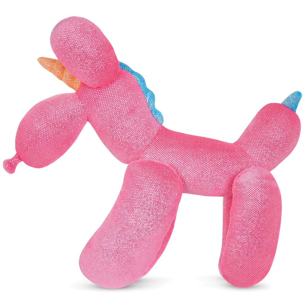 Balloon Unicorn Fleece with Foil Pillow