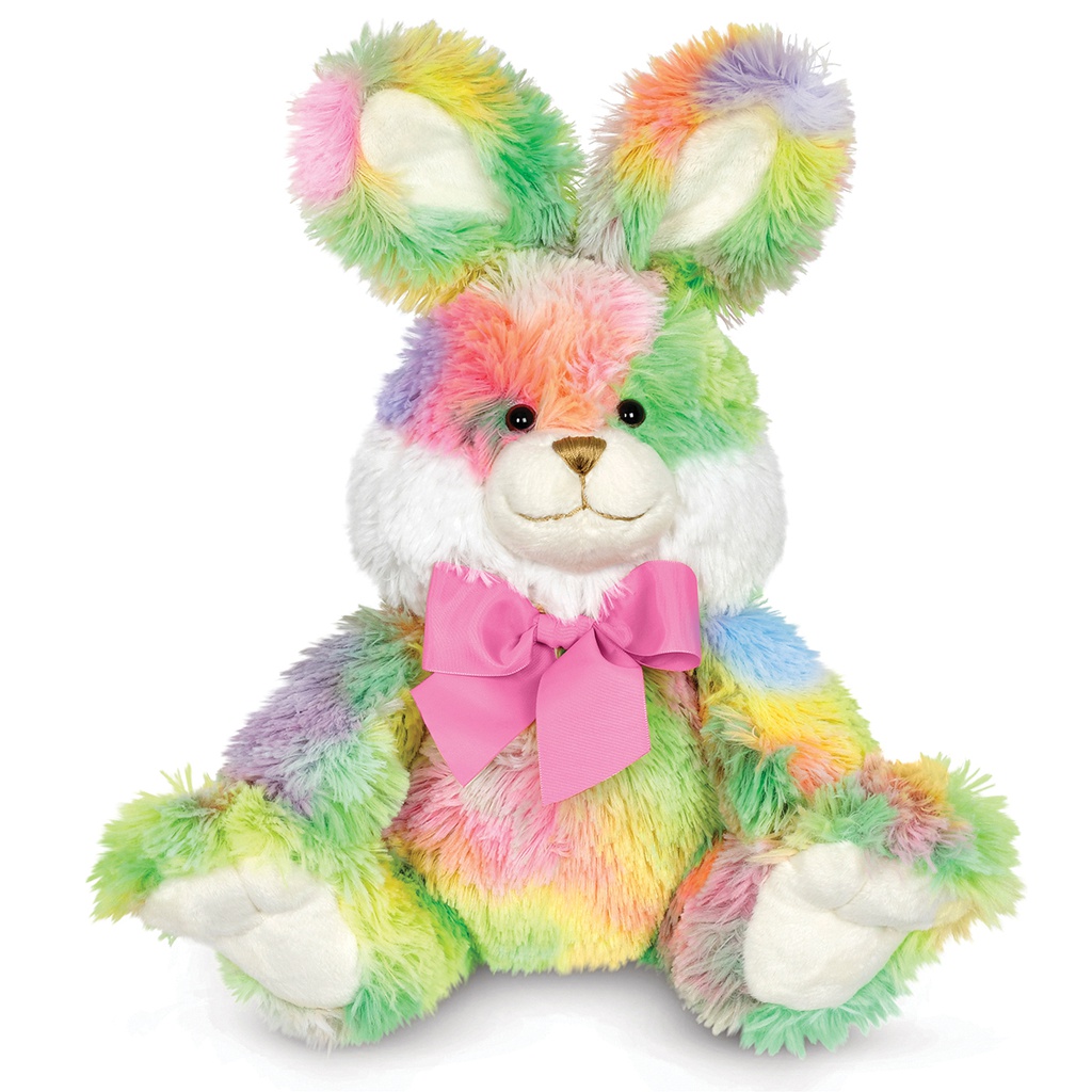 Hoppy Tie Dye Bunny Stuffed Animal