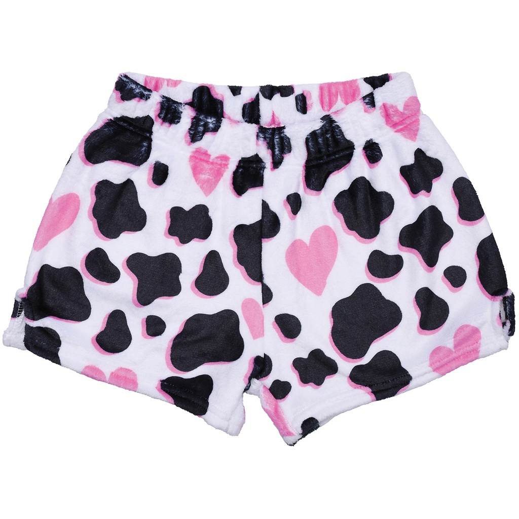 I Love Moo Plush Shorts