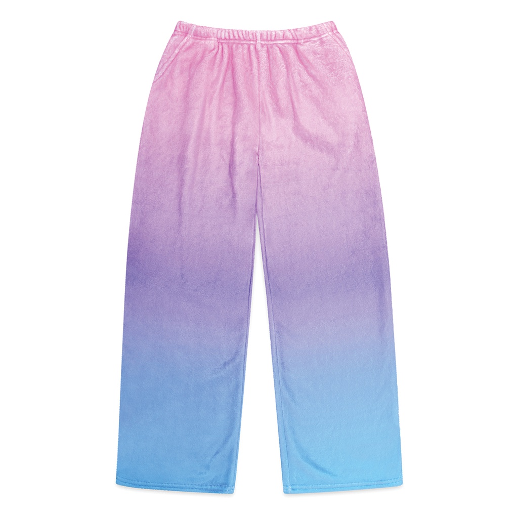 Purple Ombre Plush Pants