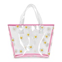 Daisy Gingham Clear 2-Piece Tote Bag