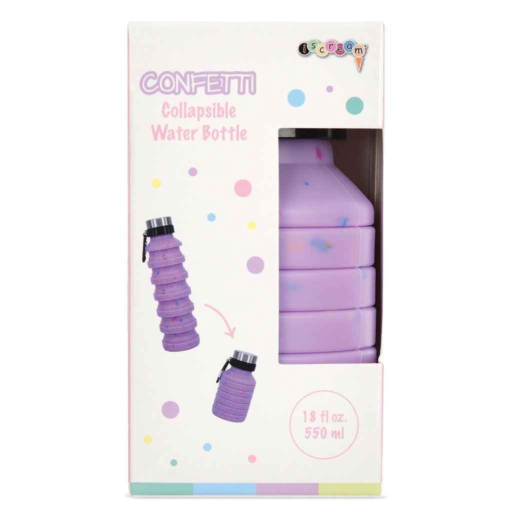 Confetti Collapsible Water Bottle