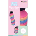 Happy Stripe Collapsible Water Bottle