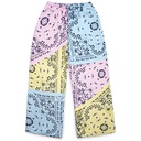 Bandana Patchwork Plush Pants