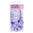 Purple Sky Eye Mask & Scrunchie Set