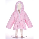 Little Scoops Pink Hooded Robe