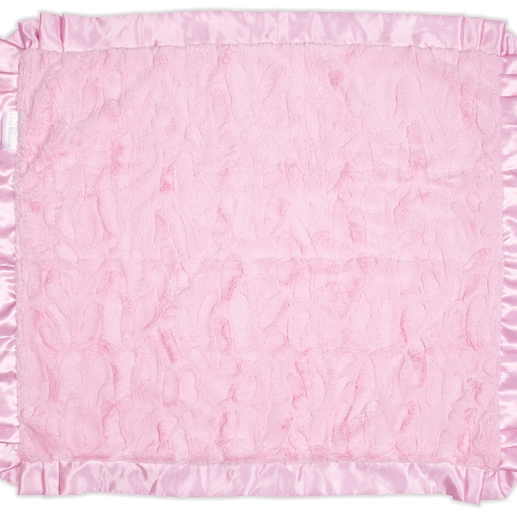 Little Scoops Pink Receiving Blanket