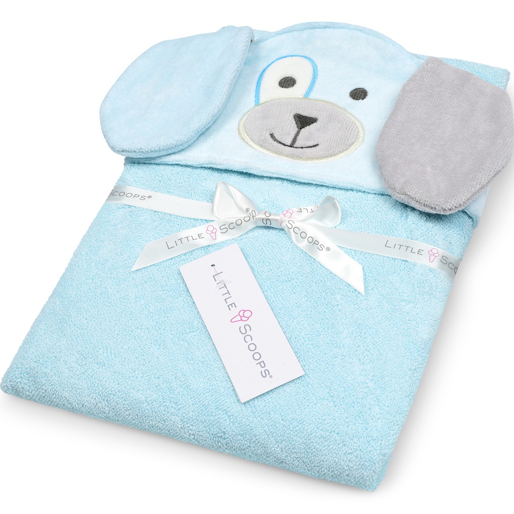 Little Scoops Dog Hooded Towel
