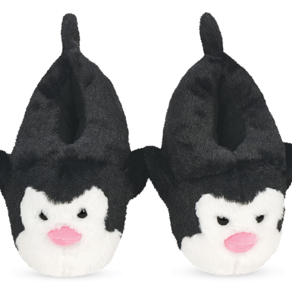 Pink Penguin Slippers