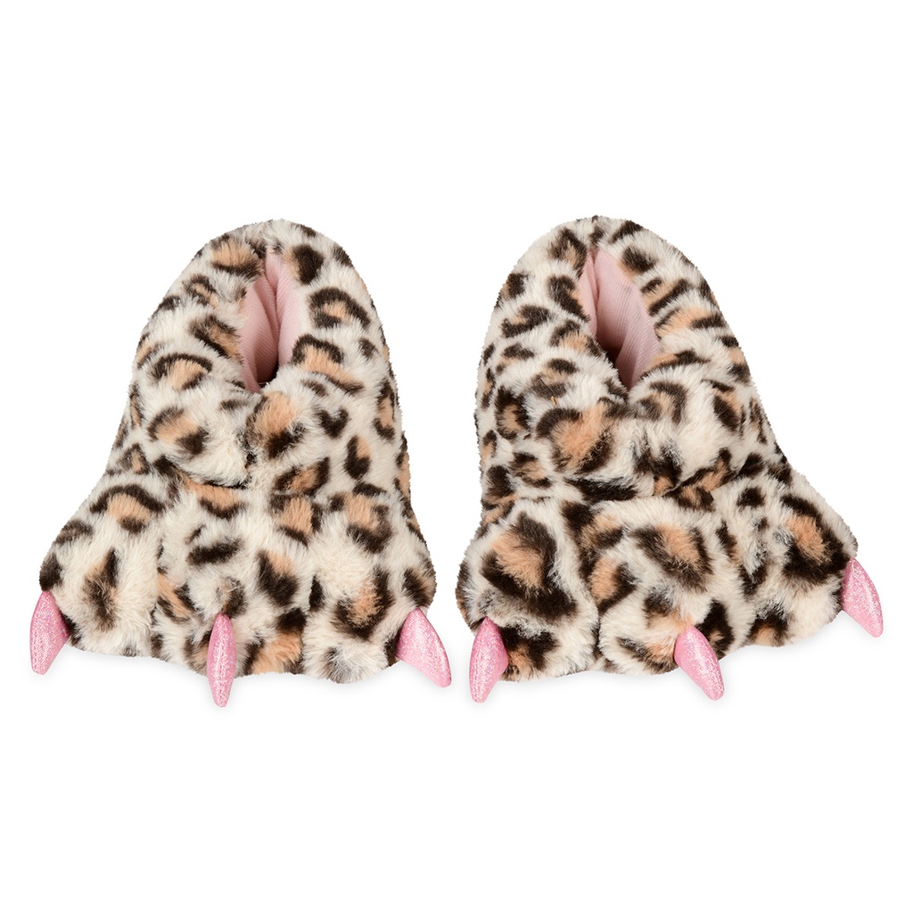 Lush Leopard Feet Slippers