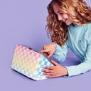 Ombre Checkerboard Tablet Pillow