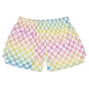 Ombre Checkerboard Plush Shorts