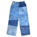 Bandana Denim Plush Pants
