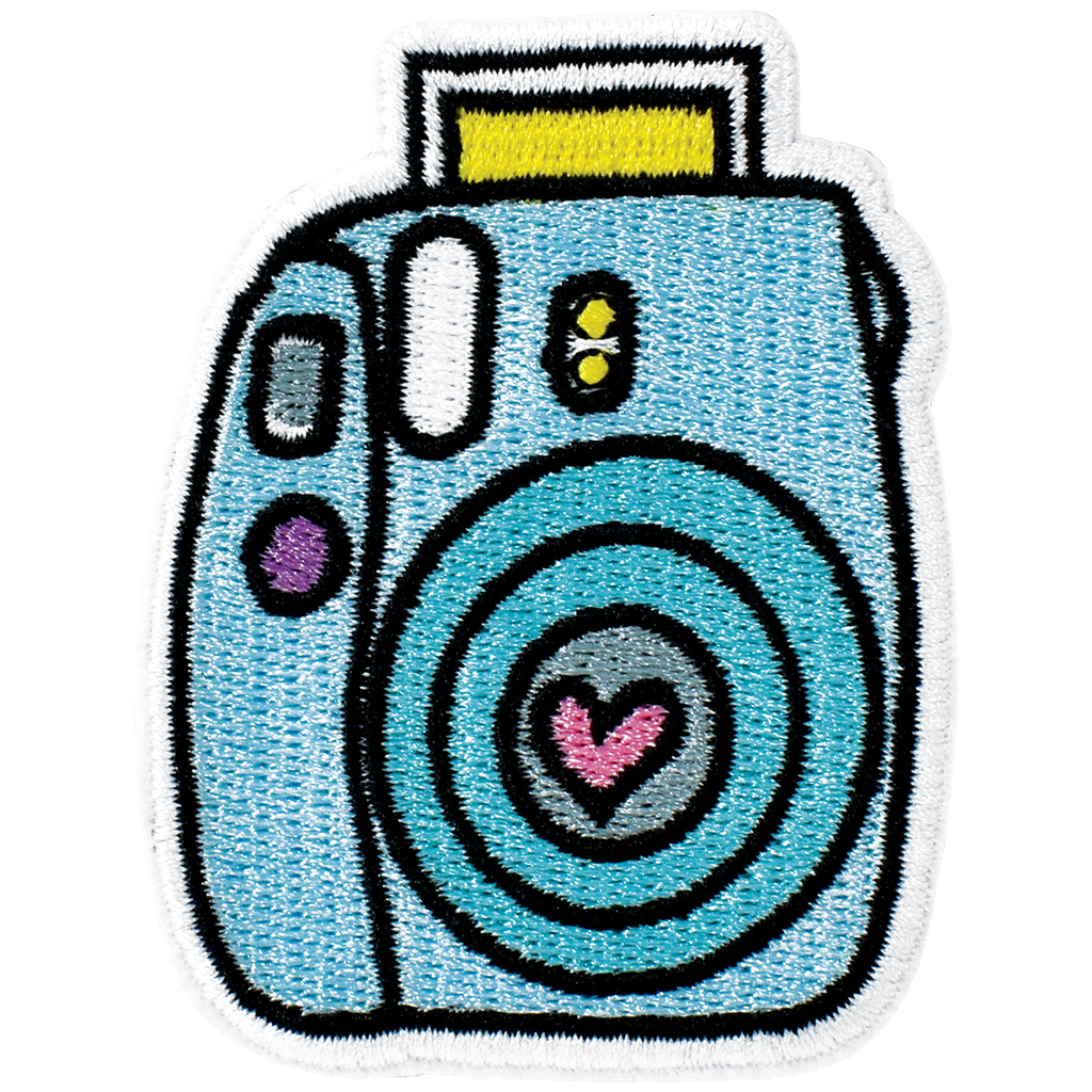 Camera Embroidered Sticker Patch