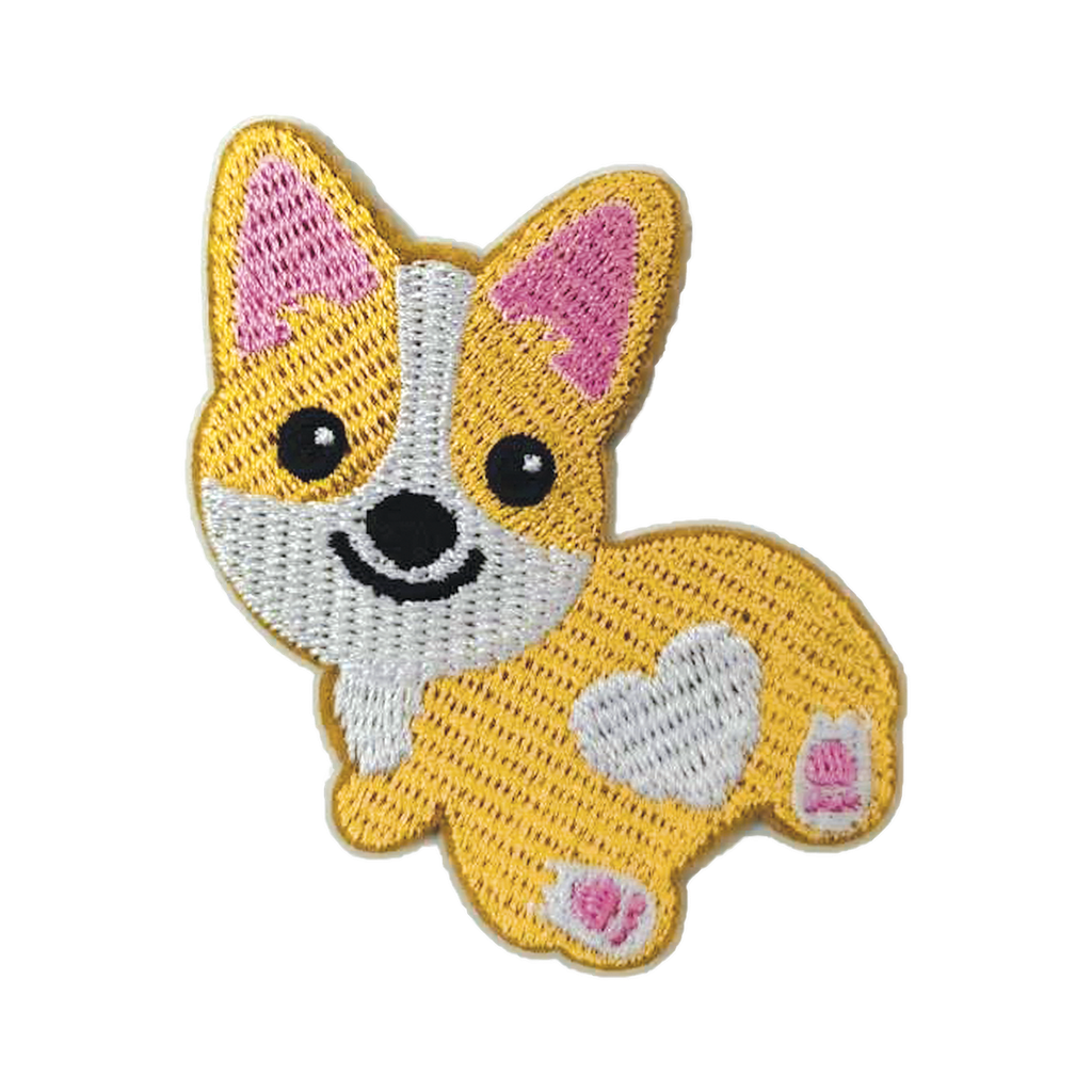 Corgi Embroidered Sticker Patch