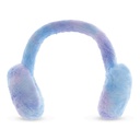 Blue Tie Dye Furry Earmuffs