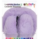 Lavender Smiles Furry Earmuffs