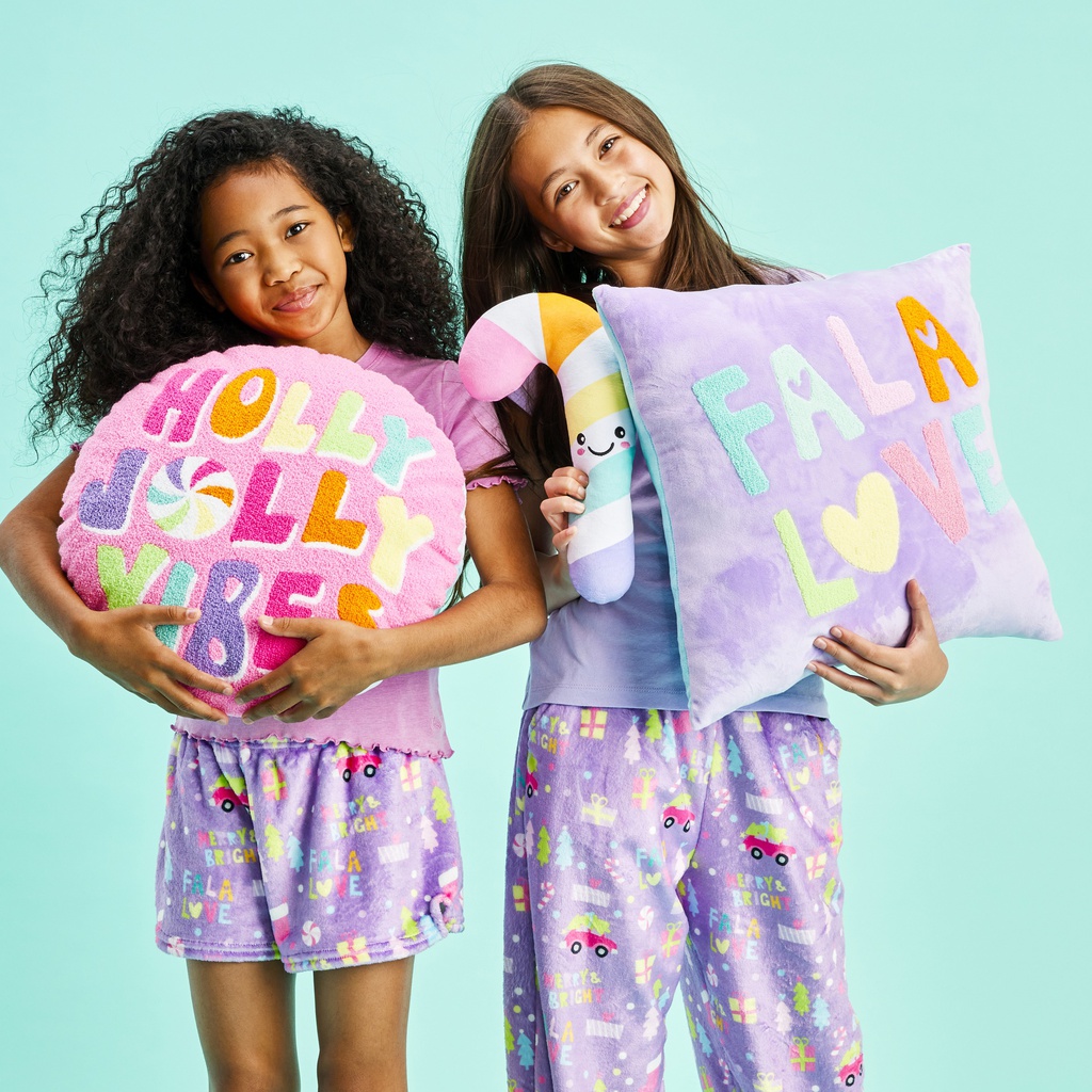 Holly Jolly Vibes Reversible Plush - Thumbnail 3