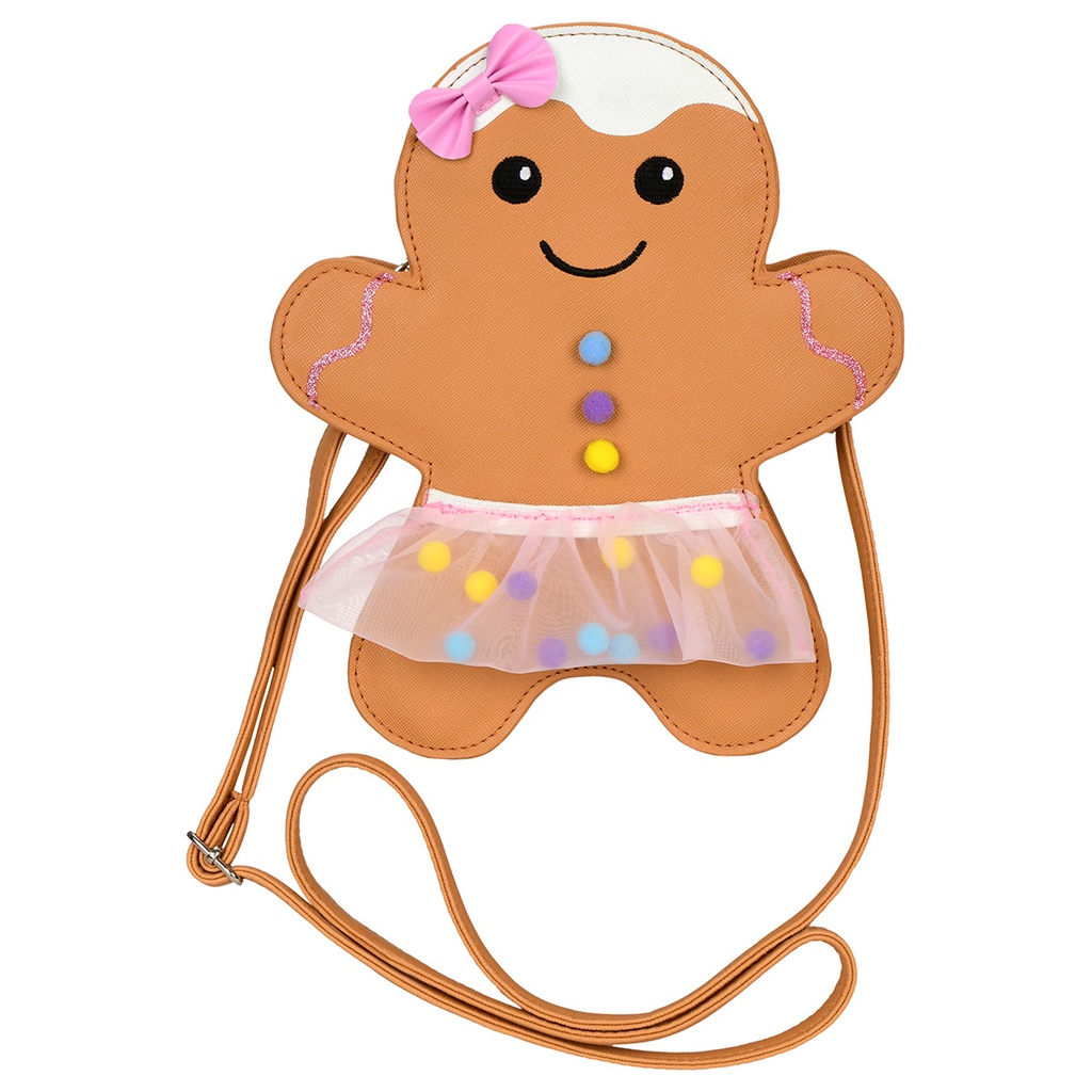 Gingerbread Sweetheart Crossbody Bag