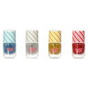 Glitter Candy Cane Nail Polish Set