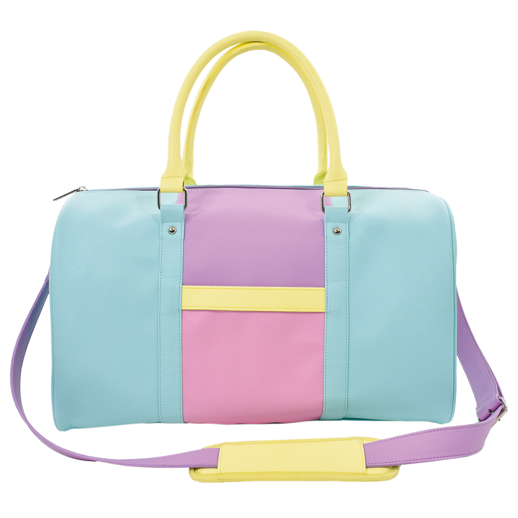 Color Block Duffel Bag