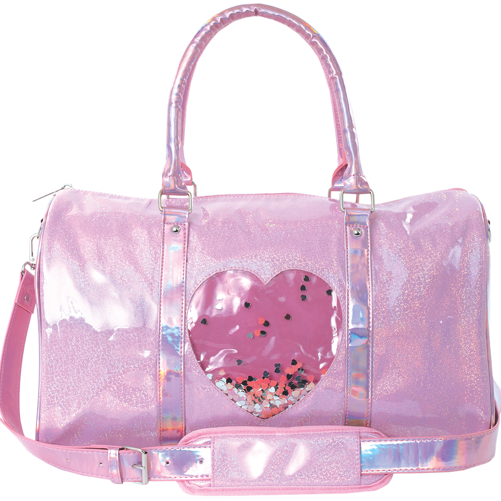 Heart Confetti Duffel Bag