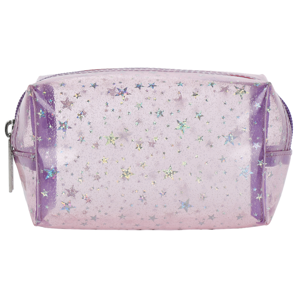 Color Block Clear Cosmetic Bag Set