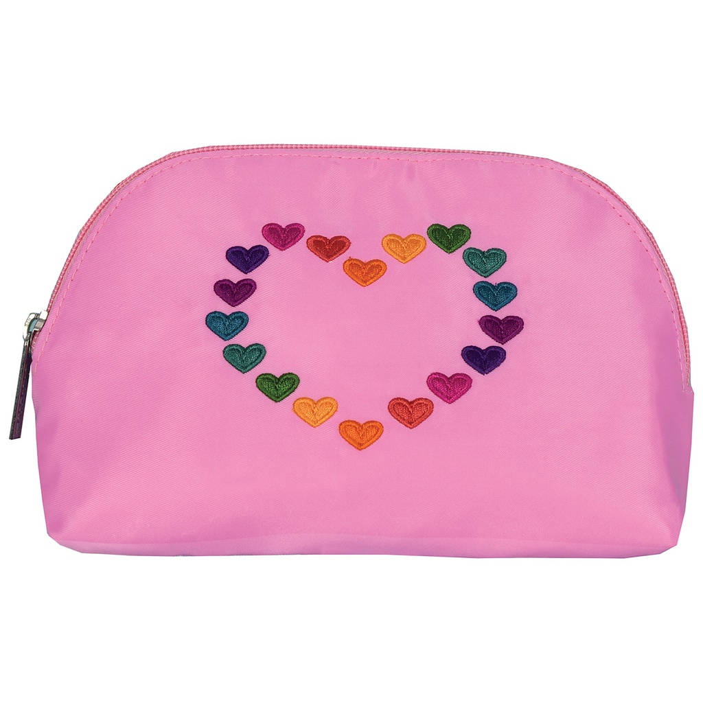 Bursting Hearts Cosmetic Bag Trio