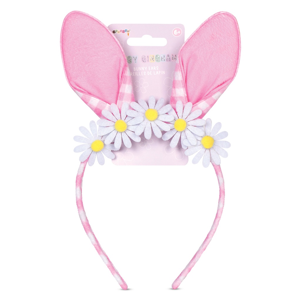 Daisy Gingham Bunny Ears