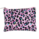 Pink Leopard Cosmetic Bag Trio