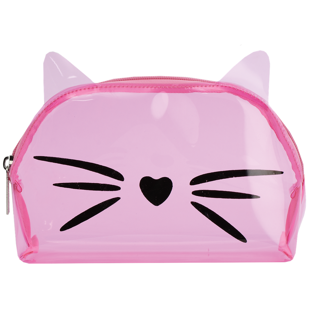 Pink Leopard Cosmetic Bag Trio
