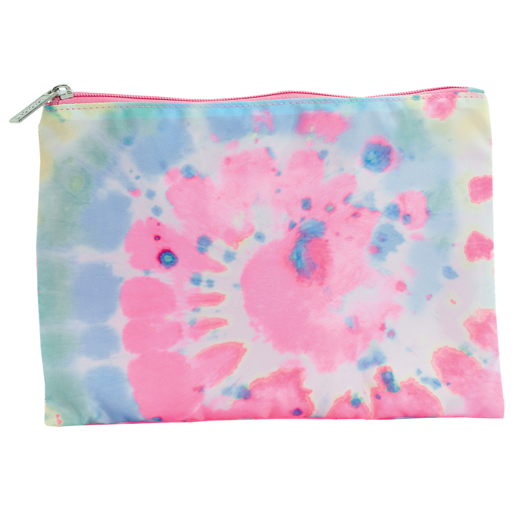 Swirl Tie Dye Cosmetic Bag Trio