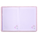 Sleepover Stars Furry Lock & Key Journal