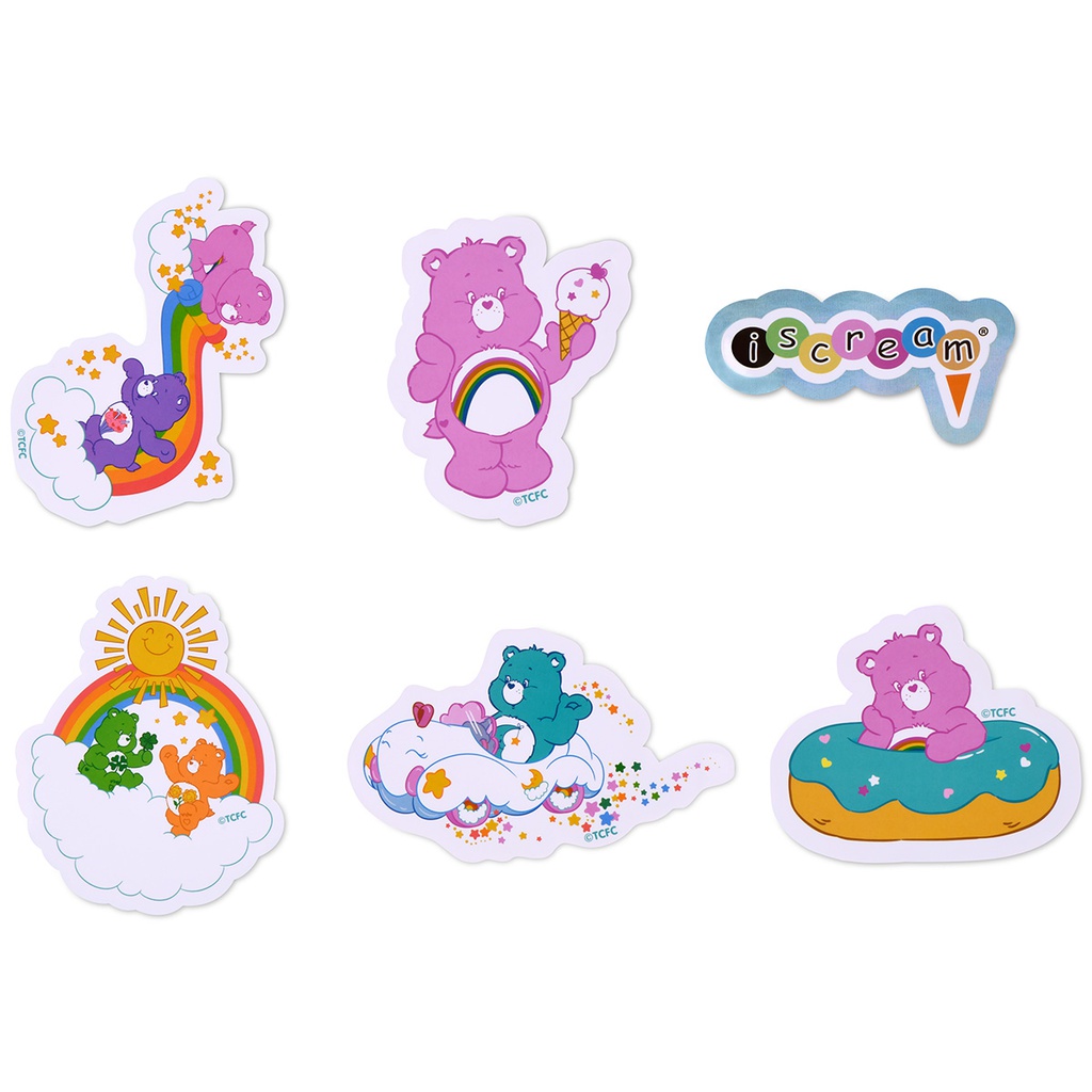 Care Bears Sticker Set NEW Vintage Style