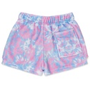 Tie Dye Smile Plush Shorts