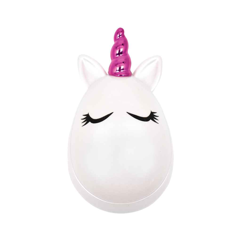 White Unicorn Hair Brush