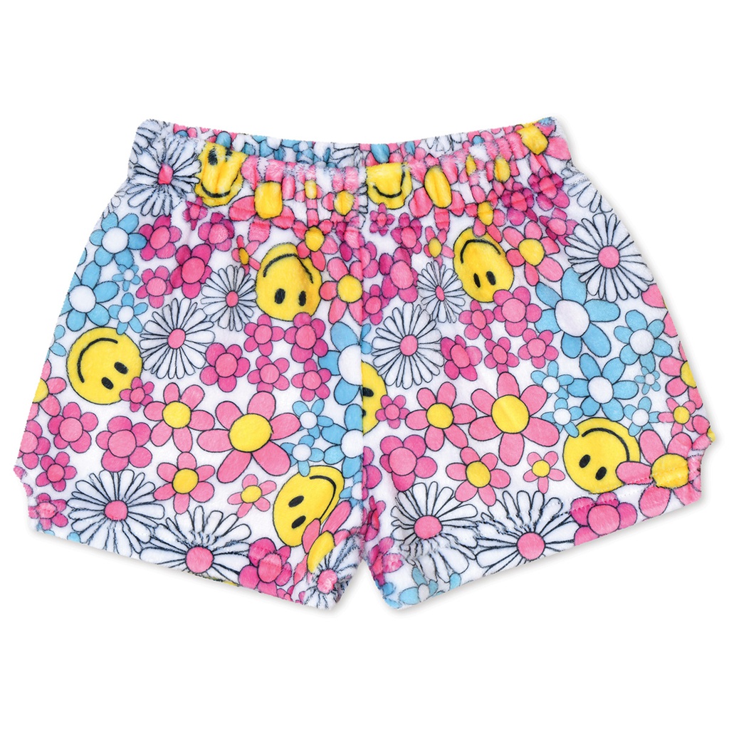 Daisy Smiles Plush Shorts