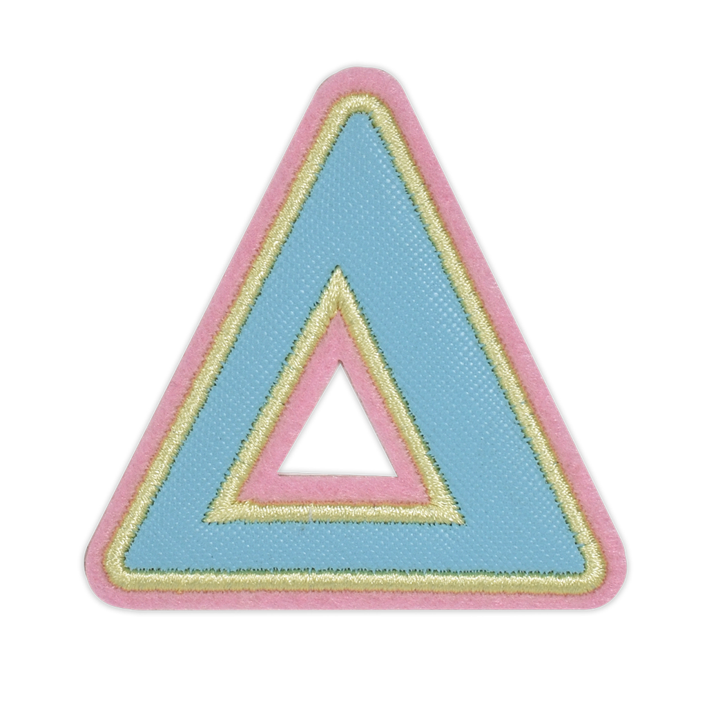 Delta Greek Letter Sticker Patch