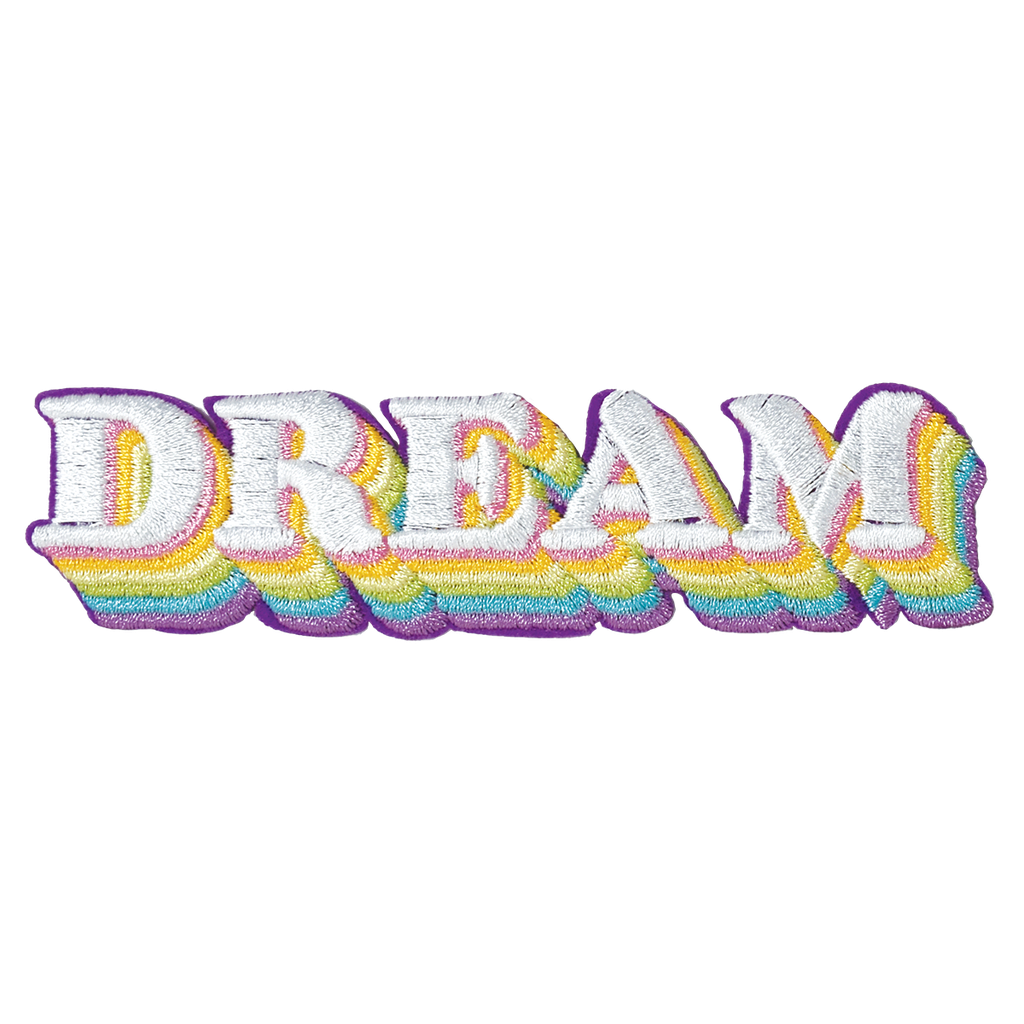 Dream Embroidered Sticker Patch