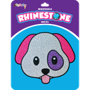 Emoji Dog Rhinestone Decals Large