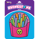 Emoji Fries Rhinestone Decals Large