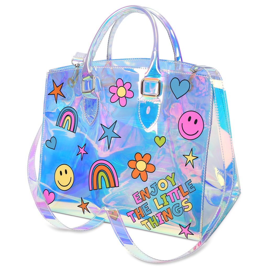 forseelser Civic licens Holographic Tote Bag | Iscream