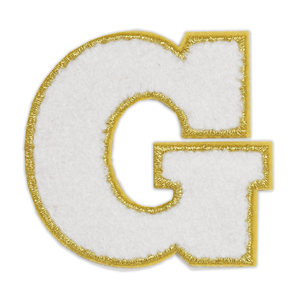 G Initial Varsity Sticker Patch