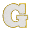 G Initial Varsity Sticker Patch