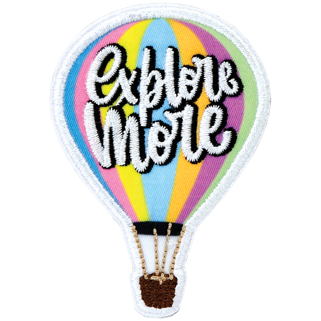 Hot Air Balloon Embroidered Sticker Patch