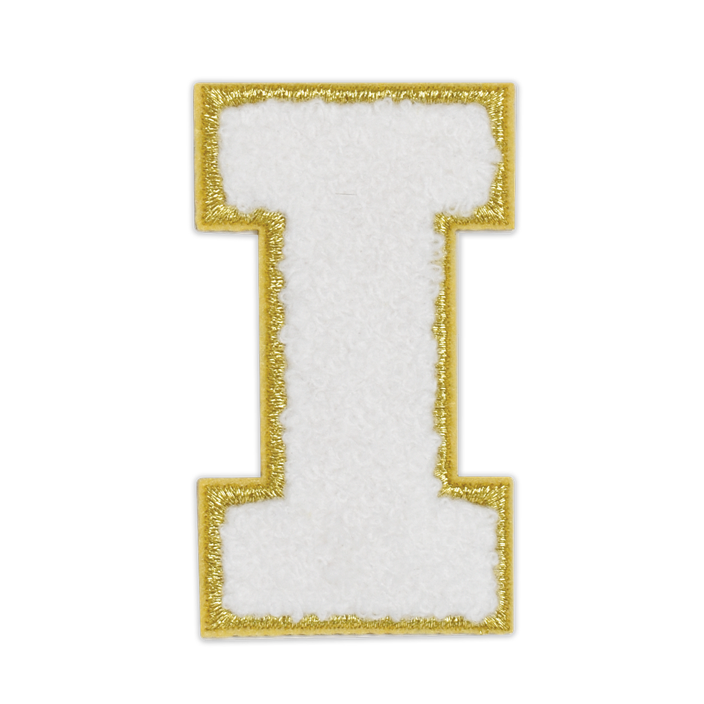 I Initial Varsity Sticker Patch