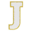 J Initial Varsity Sticker Patch