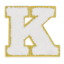 K Initial Varsity Sticker Patch