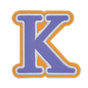 Kappa Greek Letter Sticker Patch